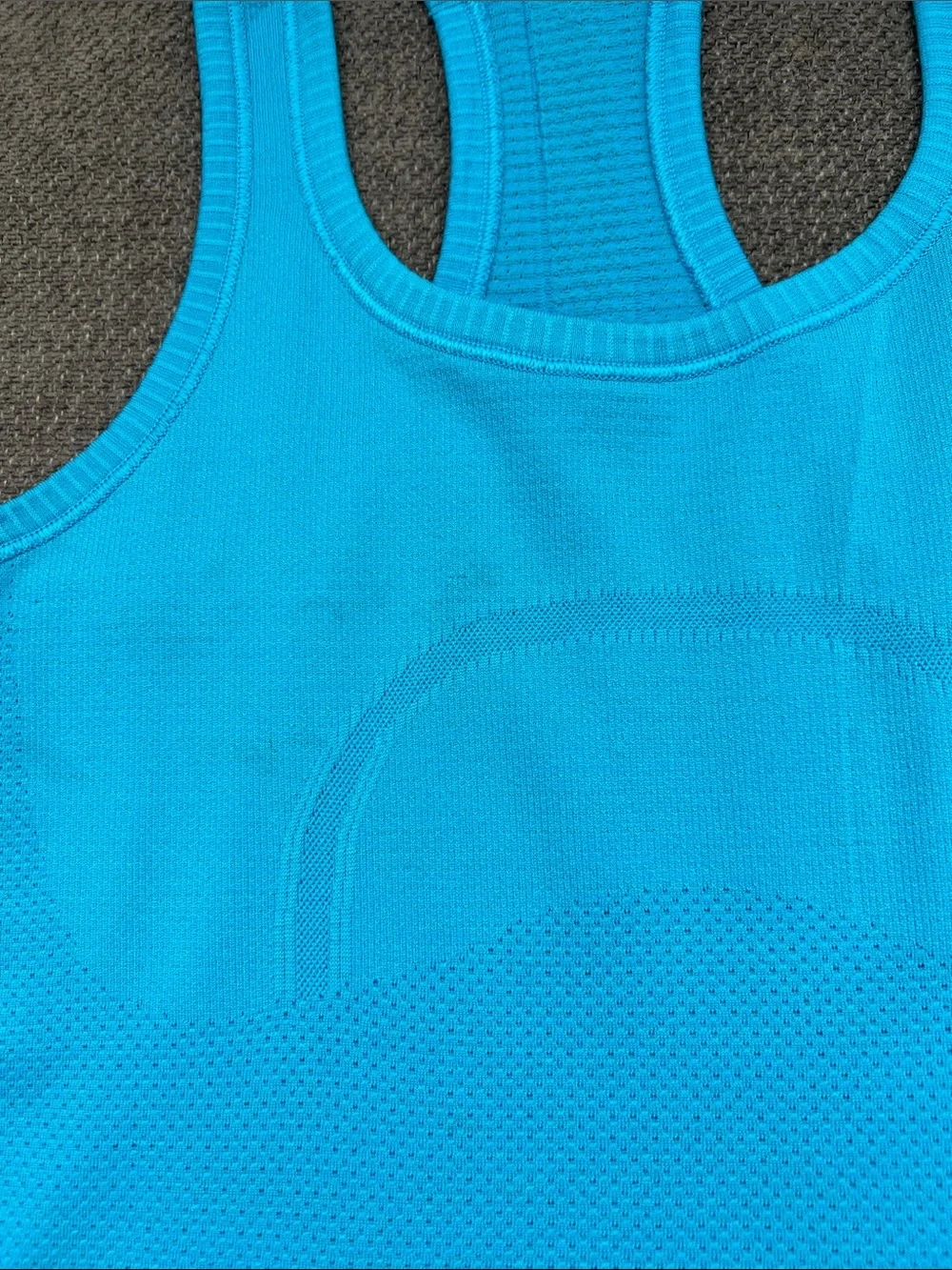 lululemon athletica turquoise racerback tank